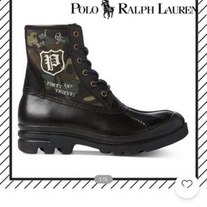 New leather Polo Ralph Lauren Boots.